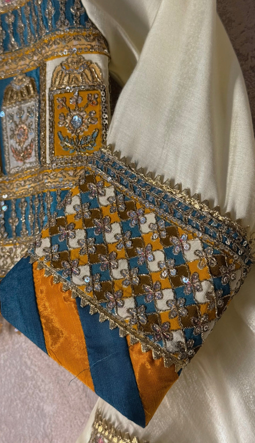 Taj Mahal Choli Lehenga Set