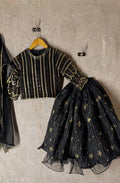 Siyah Zar Lehenga Set