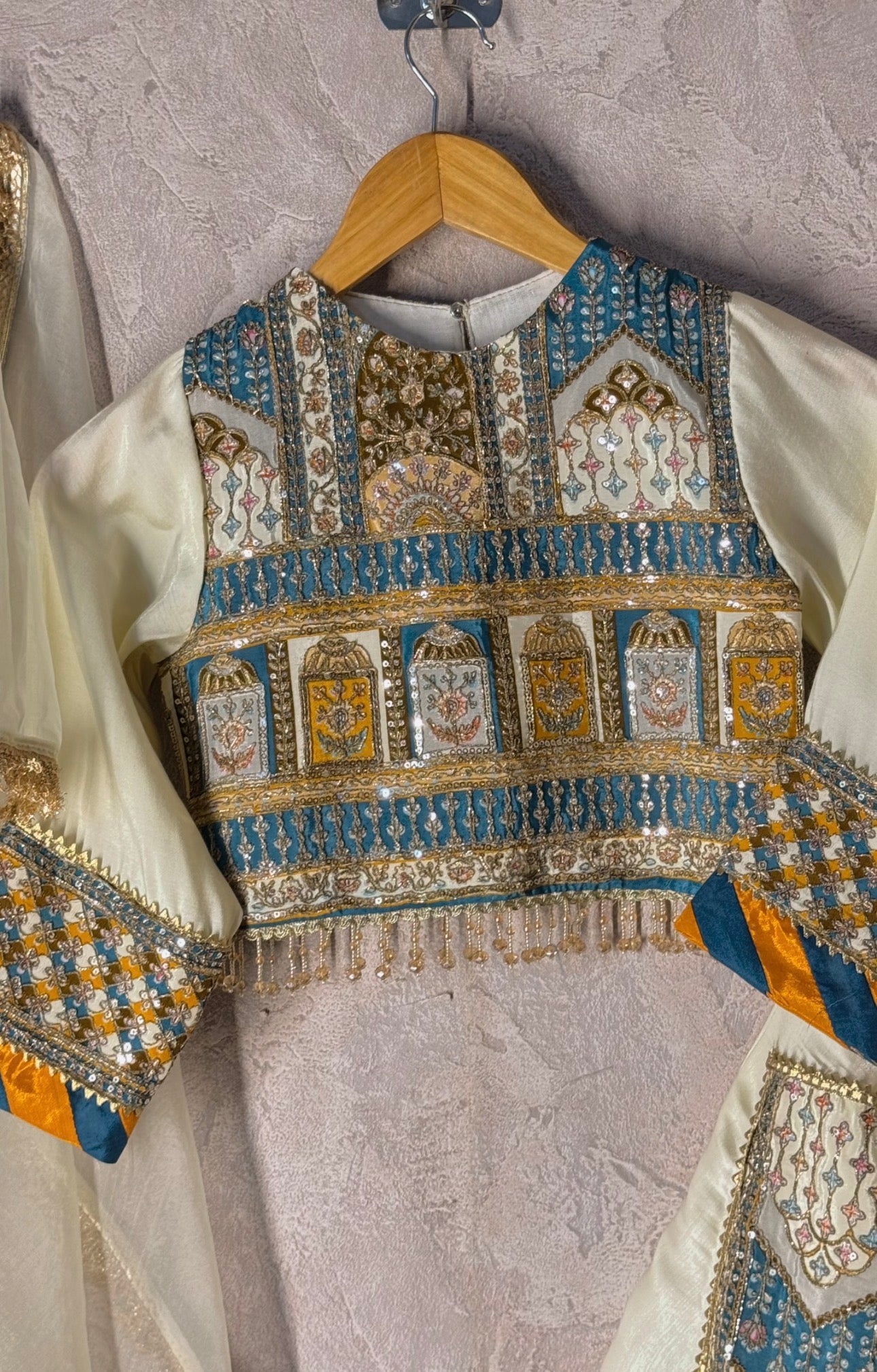 Taj Mahal Choli Lehenga Set
