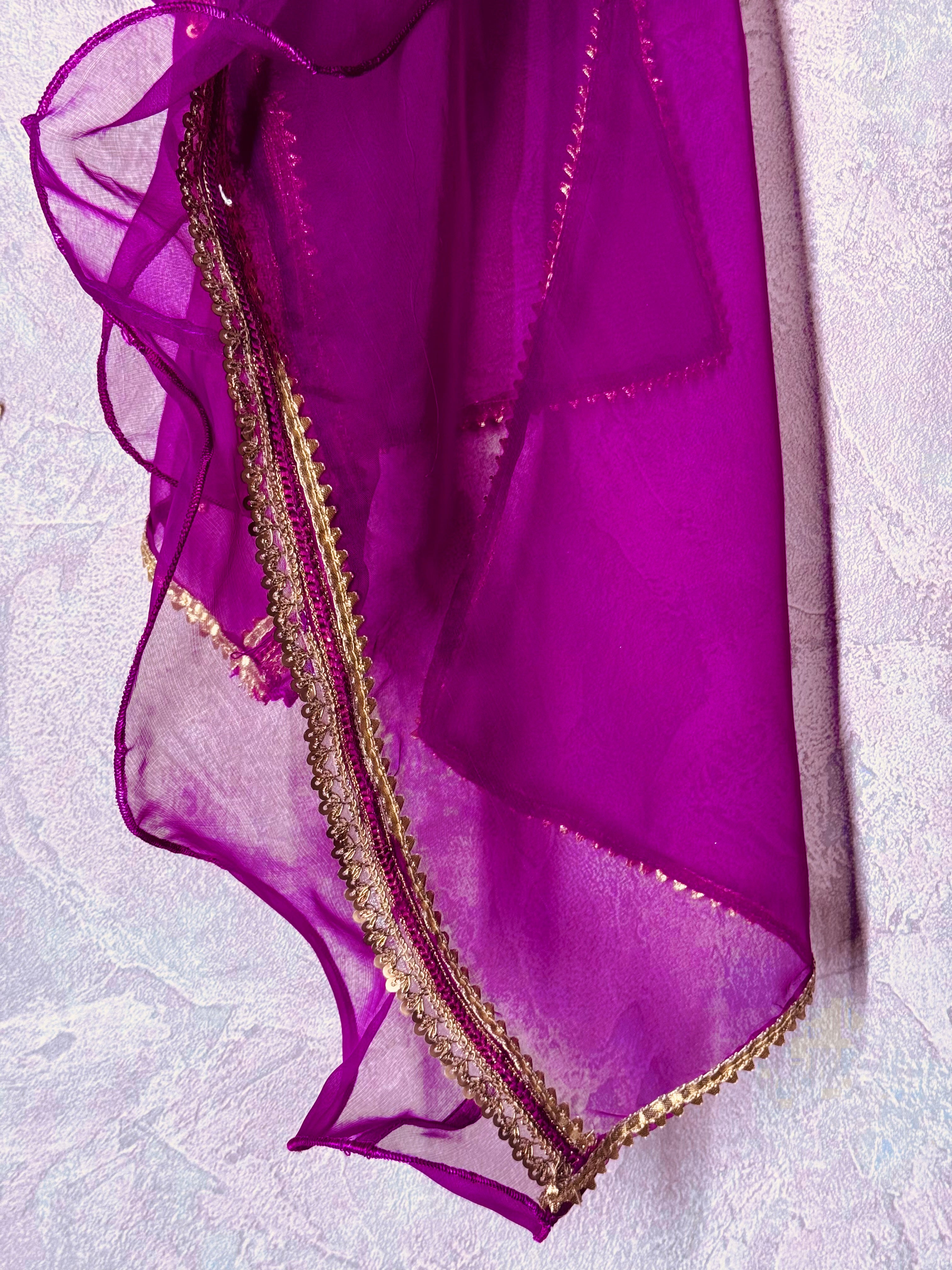 Amethyst Bloom Gharara Set
