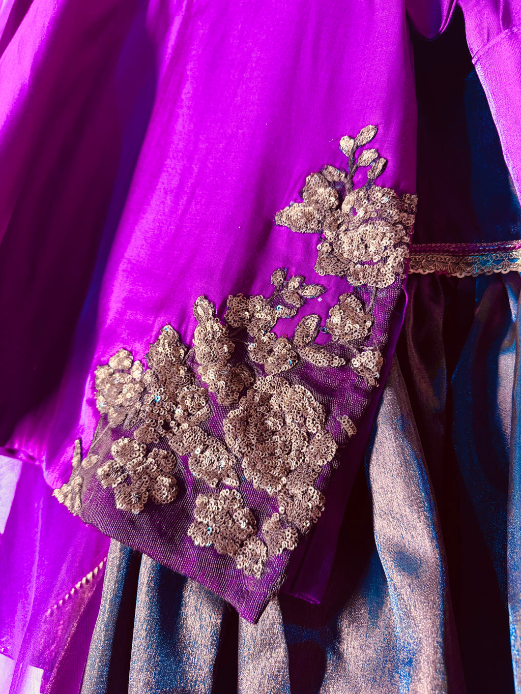 Amethyst Bloom Gharara Set