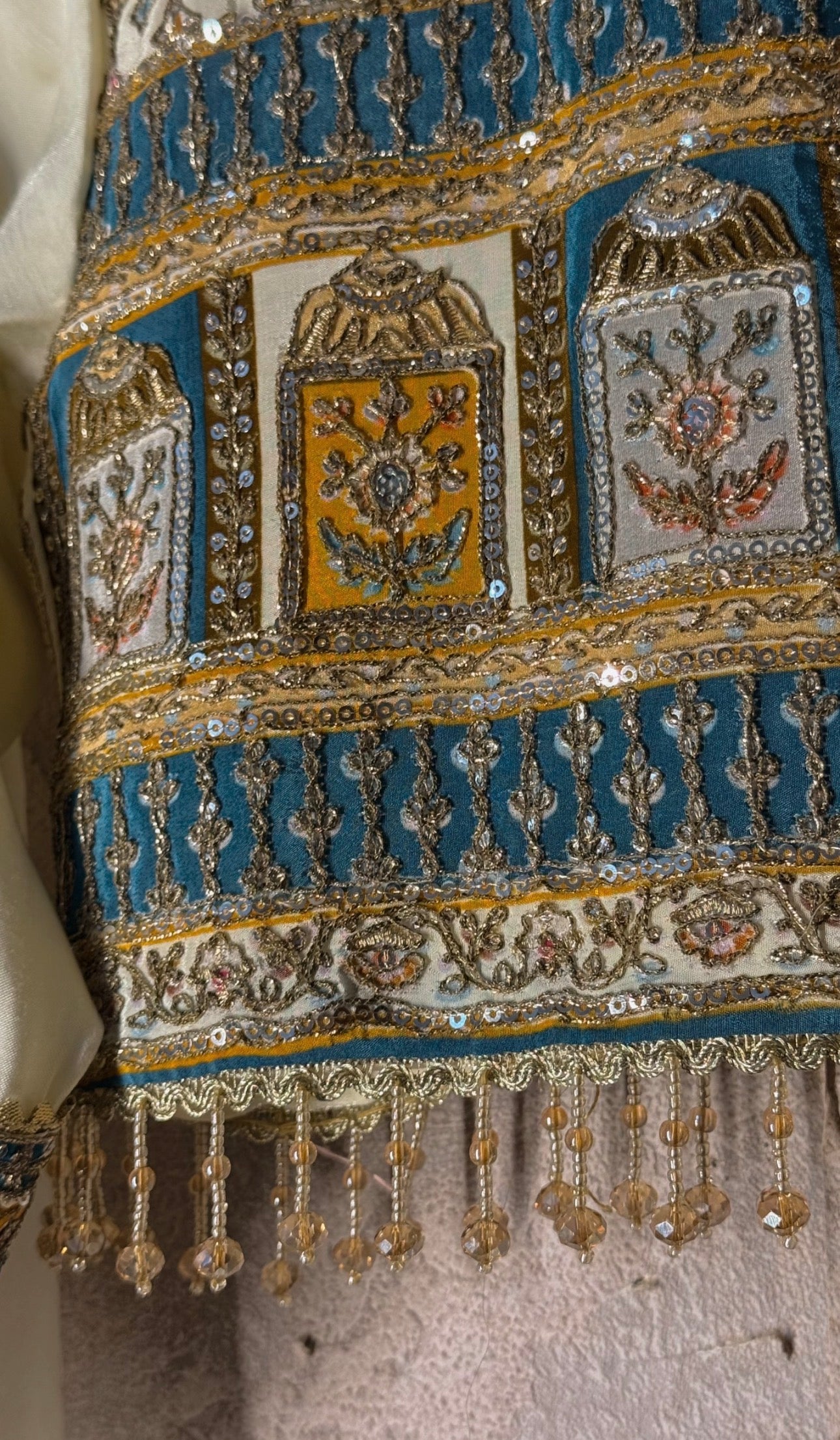 Taj Mahal Choli Lehenga Set